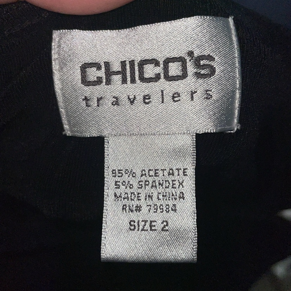 Chico's Black Traveler's Tank and Pant Set - Picture 4 of 11